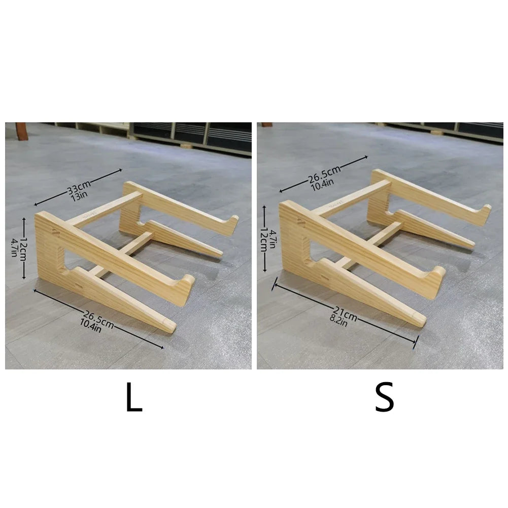 Bamboo Vertical Laptop Stand