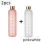 1L Motivational Sports Water Bottle with Time Marker