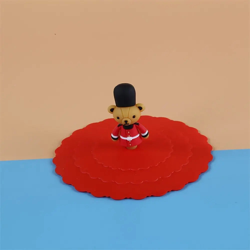 10cm Cute Cartoon Silicone Suction Cup Cover
