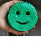 Reusable Smiley Face Dish Sponge