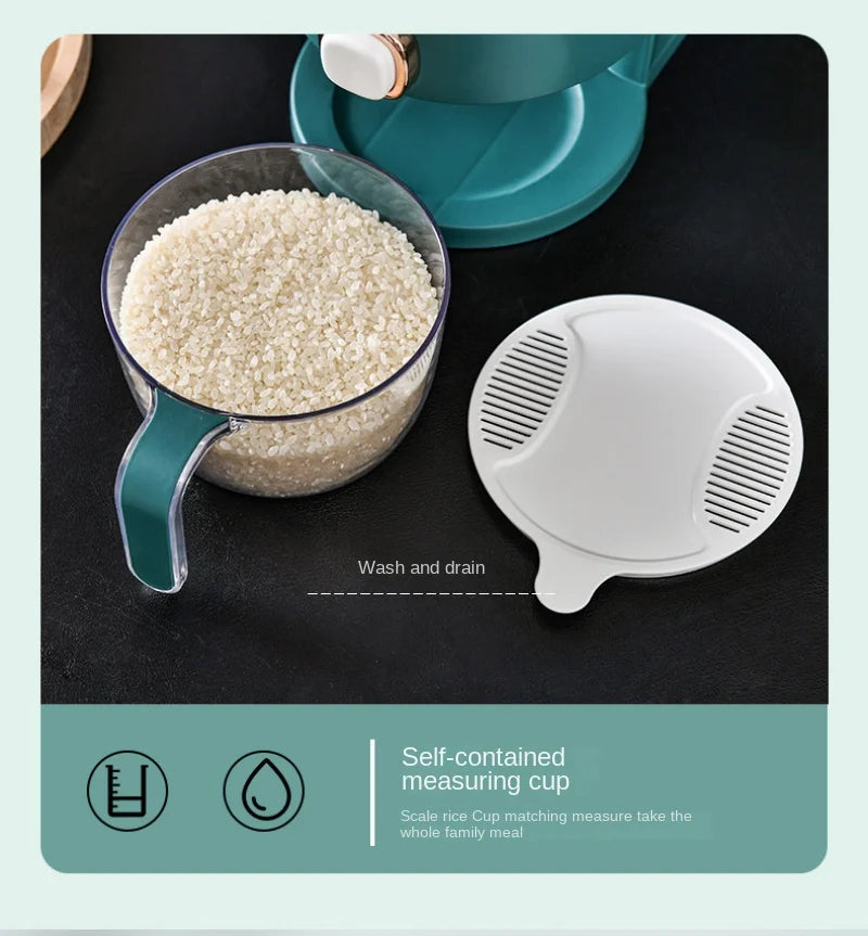 Large Capacity Japanese-Style Sealed Rice Storage Bucket