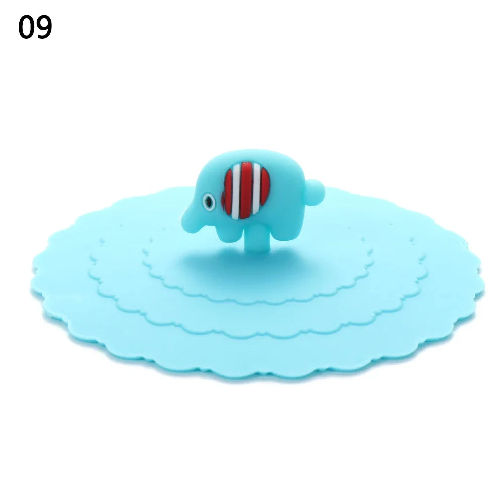 10cm Cute Cartoon Silicone Suction Cup Cover