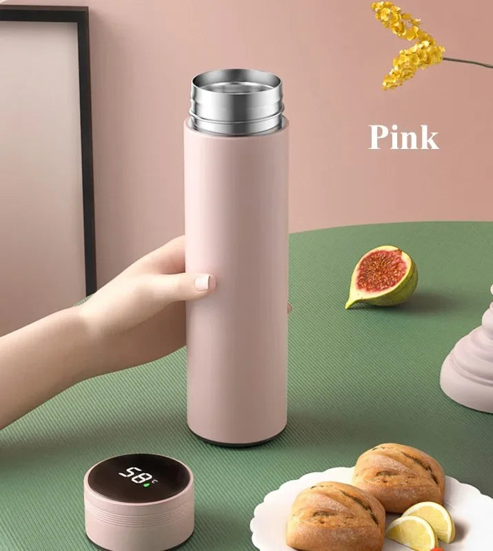 500ML Temperature Display Stainless Steel Thermos Cup