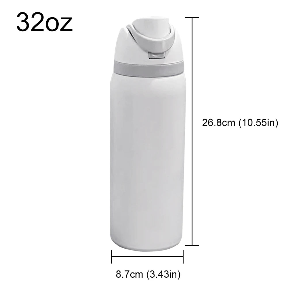 16–32oz Stainless Steel Insulated Sports Water Bottle