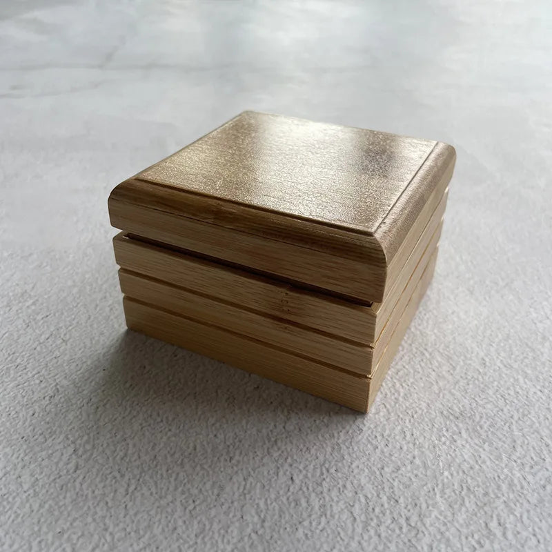 Bamboo Soap Dish with Lid – Draining Wooden Bar Soap Holder