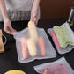 10pcs Reusable Silicone Food Storage Bags with Zip Seal