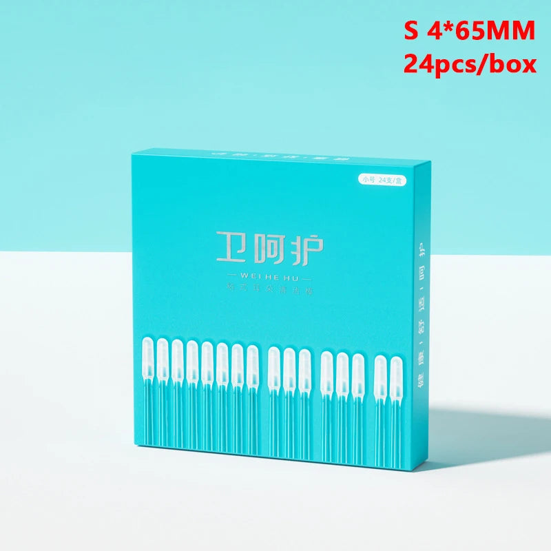 24pcs Sticky Ear Swabs