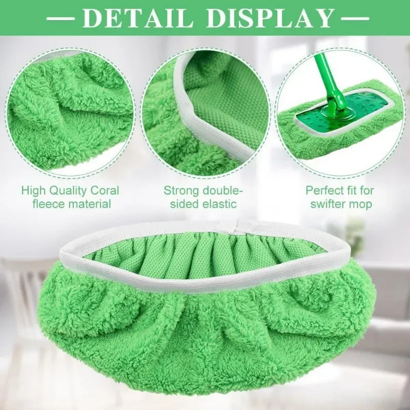 Reusable Microfiber Mop Pads