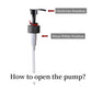 1/2PCS 500ml Refillable Soap Dispenser with Bamboo Pump