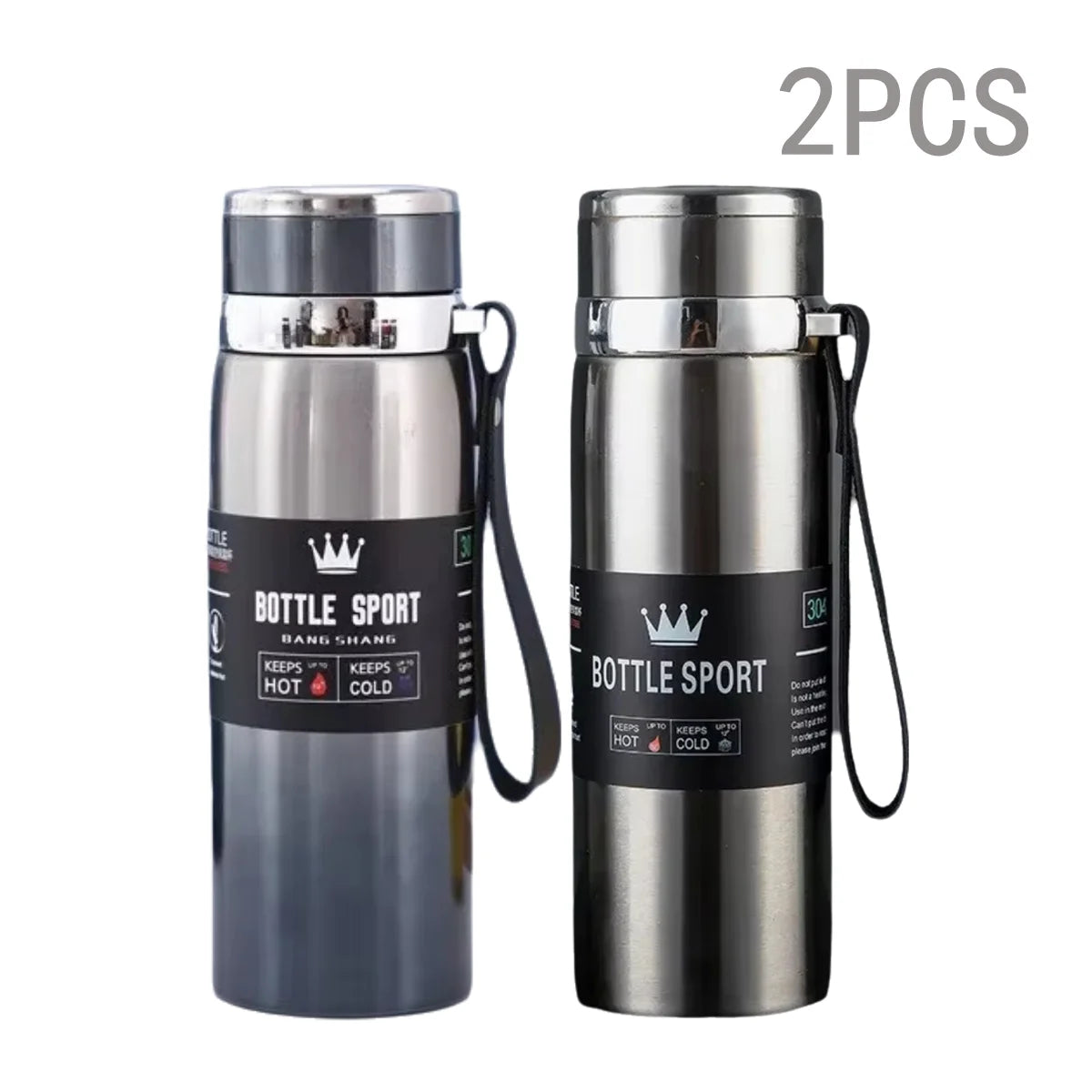 1000ml Thermal Water Bottle – Double Wall Stainless Steel Vacuum Flask, Leak-Proof
