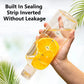 Large Capacity Glass Water Bottle with Time Marker