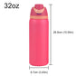 16–32oz Stainless Steel Insulated Sports Water Bottle