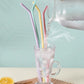 4-Pack Colorful Silicone Straws
