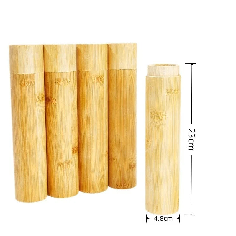 Eco-Friendly Bamboo Toothbrush Travel Case