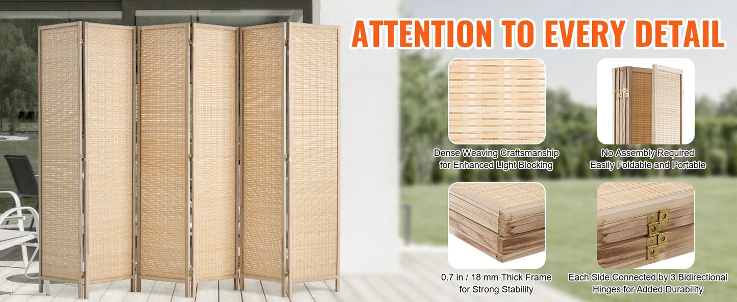 SucceBuy Folding Room Divider