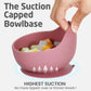 Silicone Baby Snail Bowl with Sucker & Spoon Feeding Set