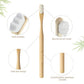 4-Pack Bamboo Toothbrush – Biodegradable with 20,000 Micro-Nano Soft Bristles