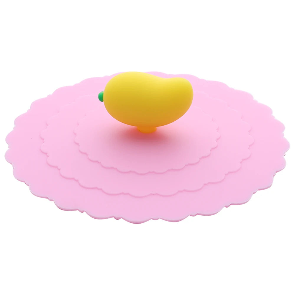 10cm Cute Cartoon Silicone Suction Cup Cover