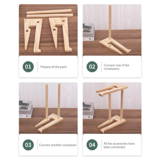 Bamboo Vertical Laptop Stand