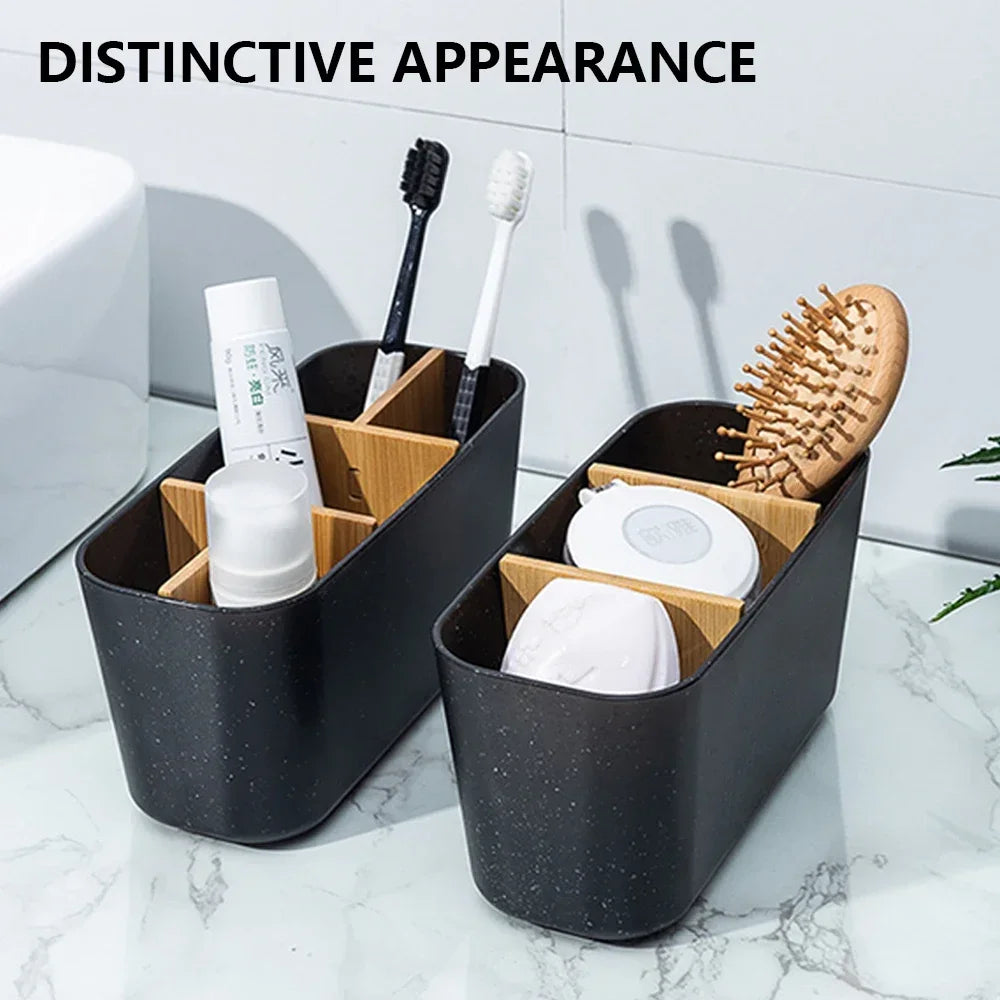 Bamboo Toothbrush & Razor Holder