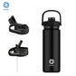 FEIJIAN Stainless Steel Thermos Bottle with Straw & Handle