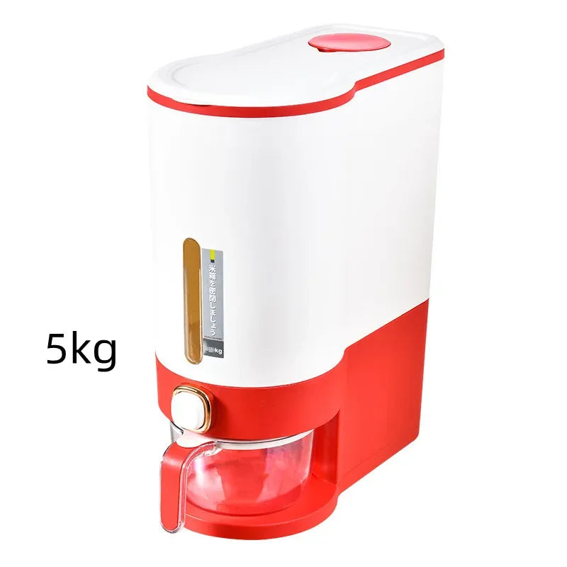 Large Capacity Japanese-Style Sealed Rice Storage Bucket