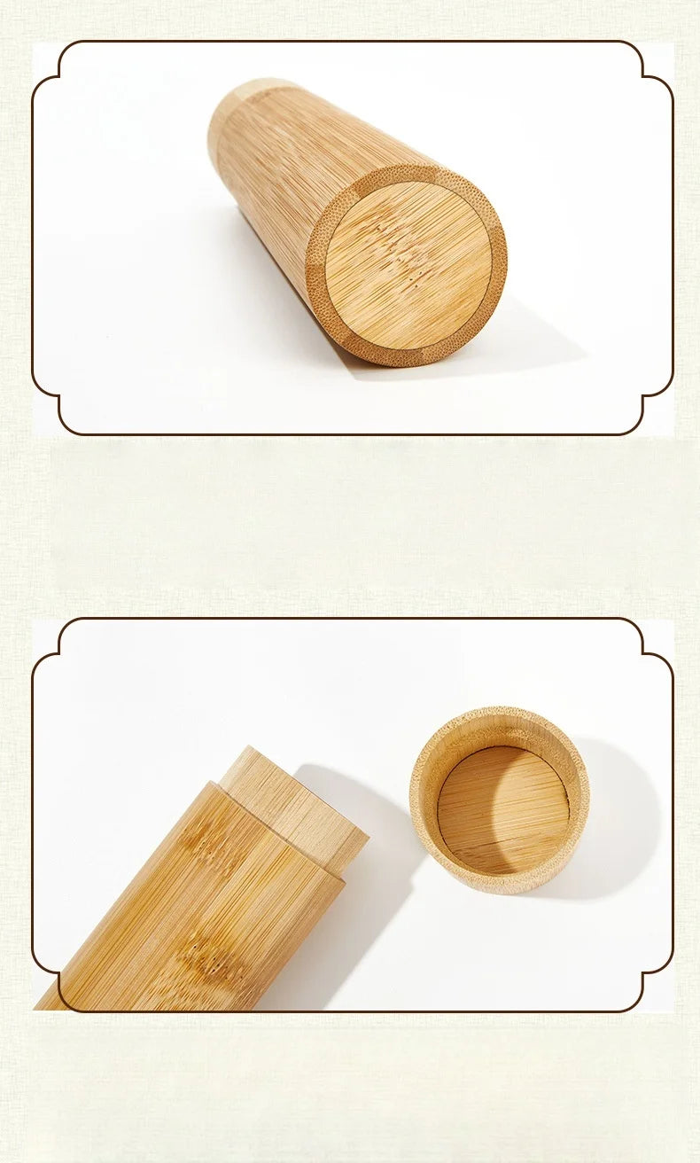 Eco-Friendly Bamboo Toothbrush Travel Case
