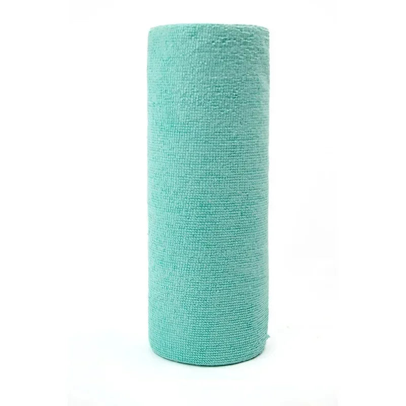 Reusable Microfiber Cleaning Wipe Roll – 20 Sheets