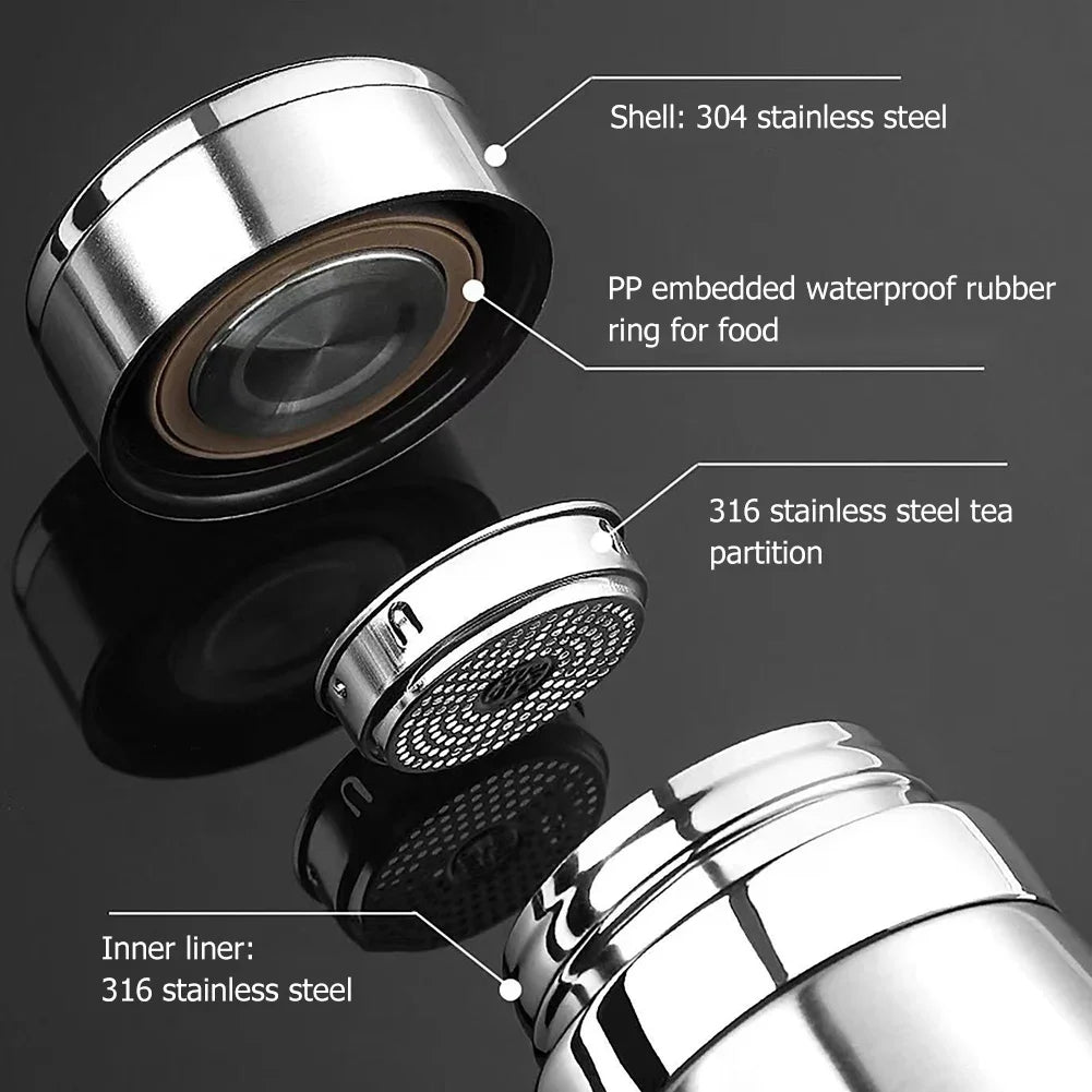 1000ml Thermal Water Bottle – Double Wall Stainless Steel Vacuum Flask, Leak-Proof