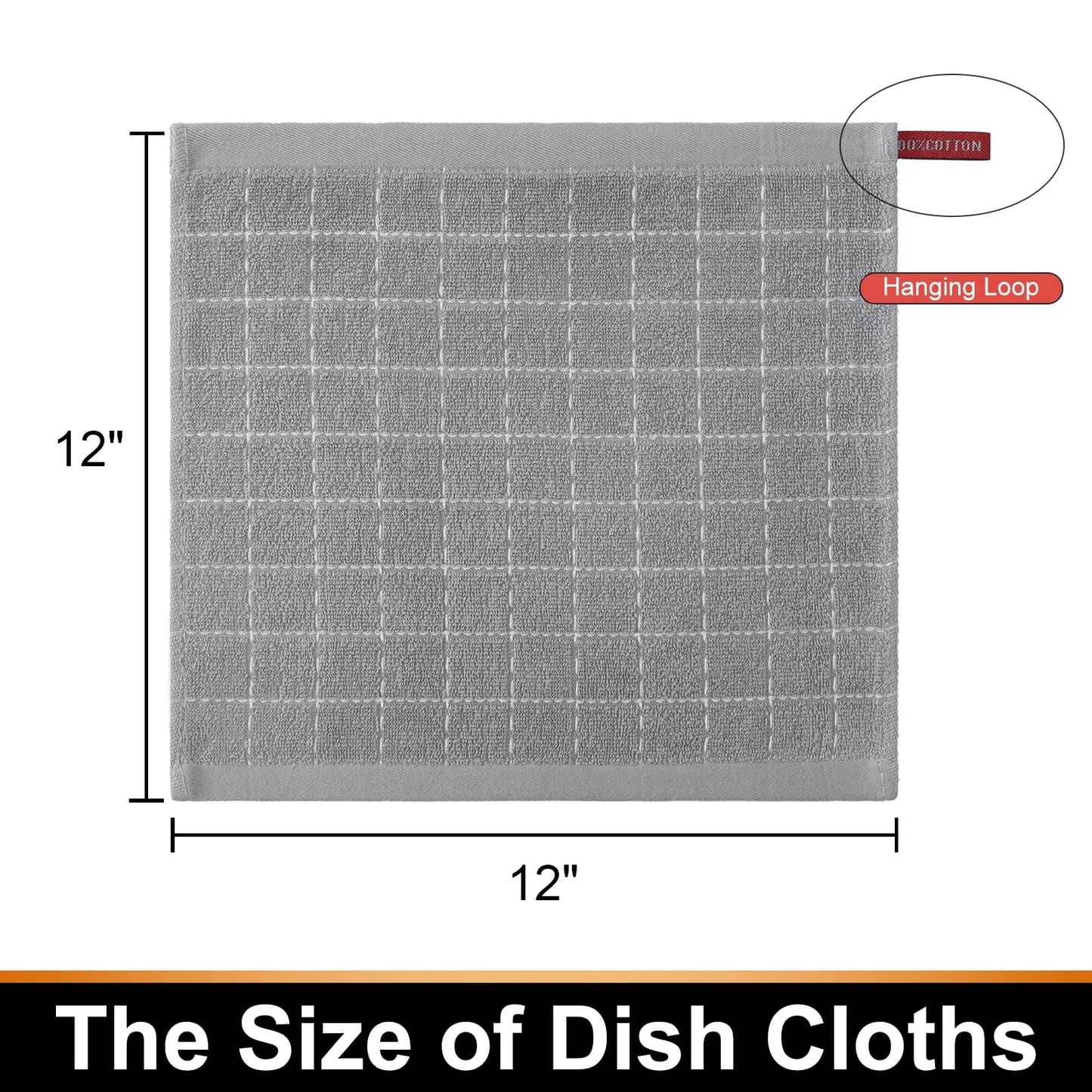 Olanly 100% Cotton Kitchen Towels