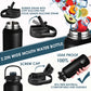 FEIJIAN Stainless Steel Thermos Bottle with Straw & Handle
