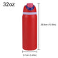 16–32oz Stainless Steel Insulated Sports Water Bottle