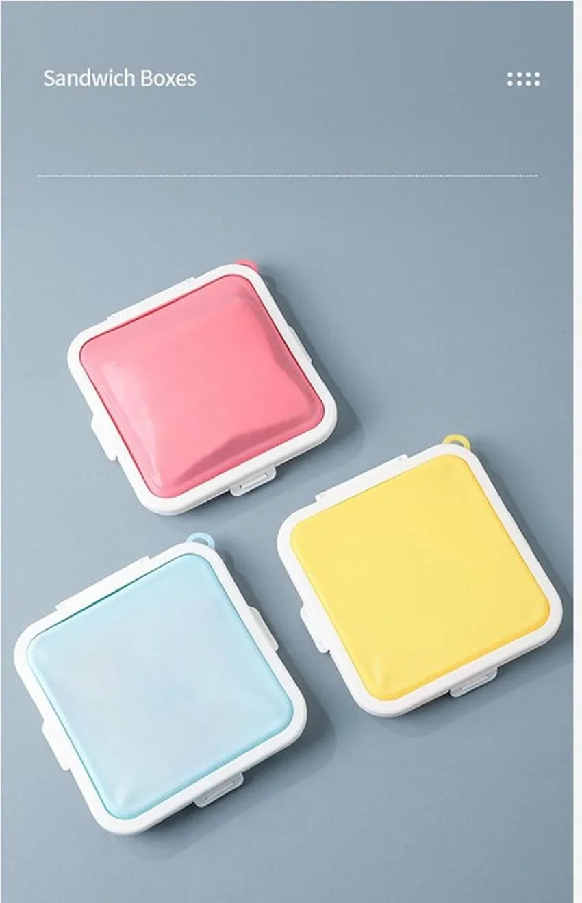 Reusable Silicone Sandwich Box