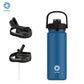 FEIJIAN Stainless Steel Thermos Bottle with Straw & Handle